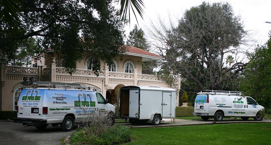 New Pipes Now on a Bay Area plumbing job